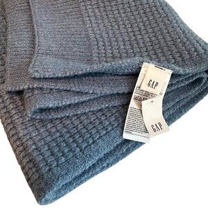 GAP Waffle Knit Blue Unisex Scarf